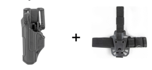 L3D Tactical holster kit w/ Micro Leg platform for S&W M&P9 - Left hand