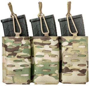Gunnar Rifle Mag Pouch Triple Pouch - Multicam - MOLLE
