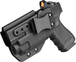 BLACKHAWK STACHE IWB BASE KIT FOR GLOCK 19/23 (NON GEN5) /32/45 TRL-7/8 BK, AMBI
