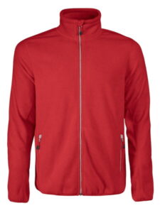 PRINTER RED FLEECE WITH ZIPPER  RED